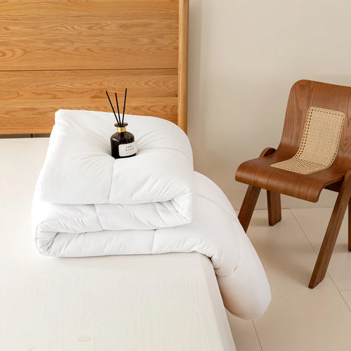 La couette 15 TOG Douce Nuit, gros plan sur les attaches aux coins