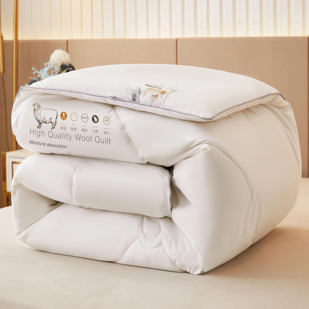 La couette Laine Douce Nuit, gros plan sur le matelassage